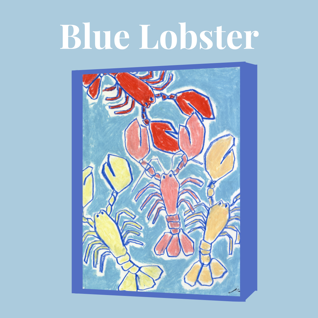 Blue Lobster Lampshade