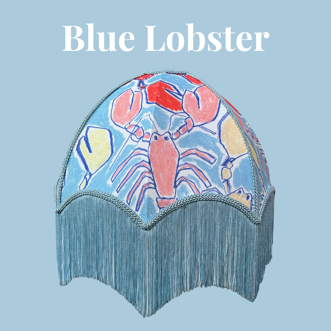 Blue Lobster Lampshade